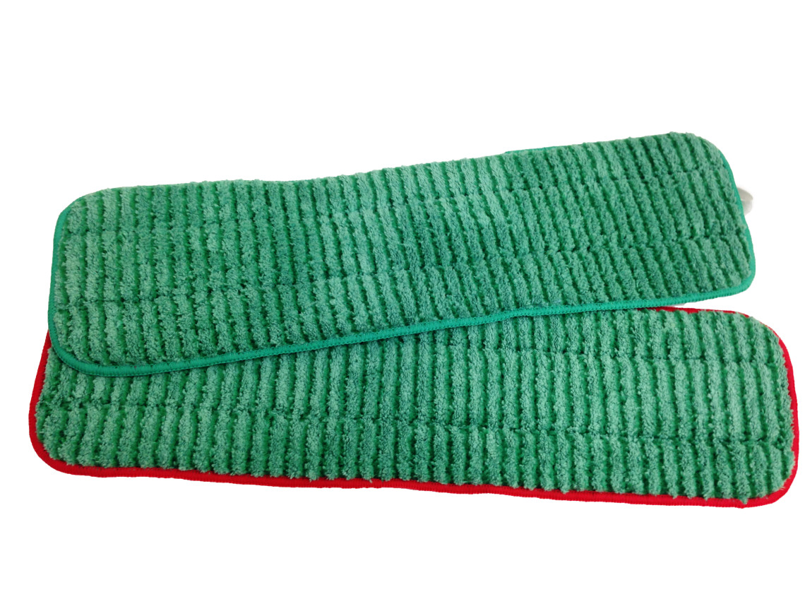 Microfiber Looped Wet Mop Pad With Soft Scrub Bristles Full Circle