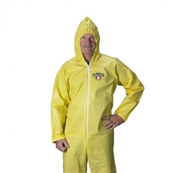 ChemMax 1 Coverall, zipper, attached hood, boots, elastic wrists, 25PK
